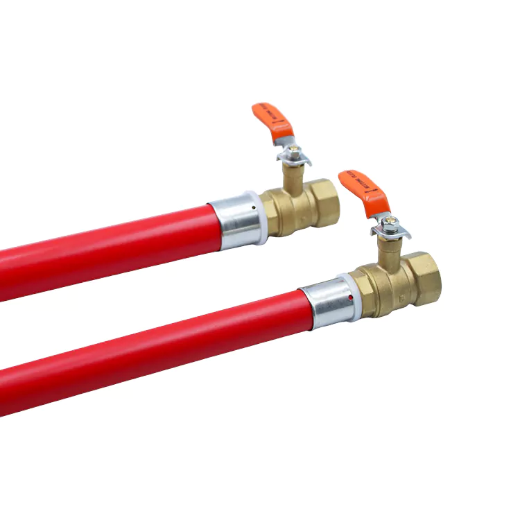 Brass Press Female Thread Ball Valve untuk Paip Pemadam Kebakaran